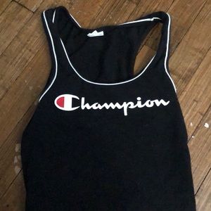 Black champion tank top